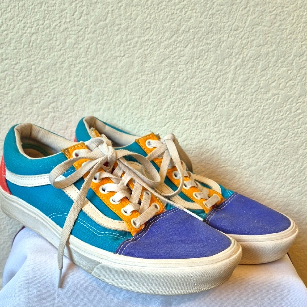 Vans Sz 9 Women Multi Color